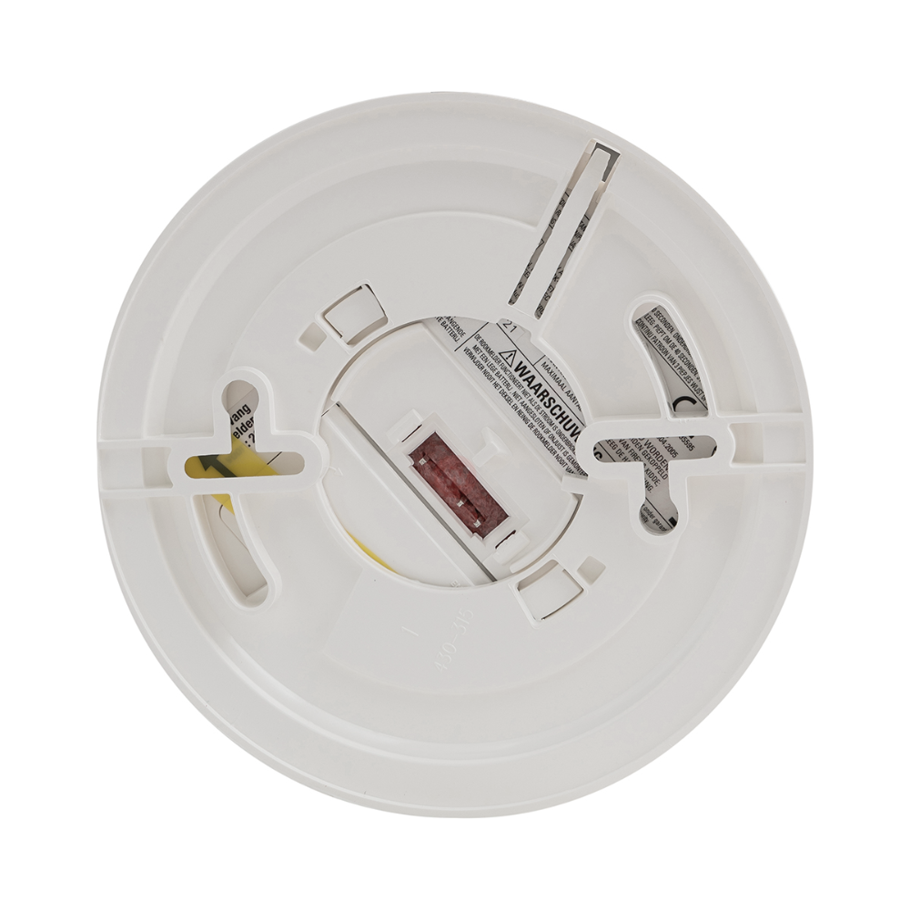 Firex KF20R rookmelder onderzijde aansluitpunten 230 volt 10-jaars. Firex KF20R rookmelder onderzijde aansluitpunten 230 volt 10-jaars.