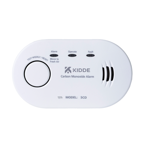 Kidde 5CO koolmonoxidemelder. Vrij te plaatsen model.