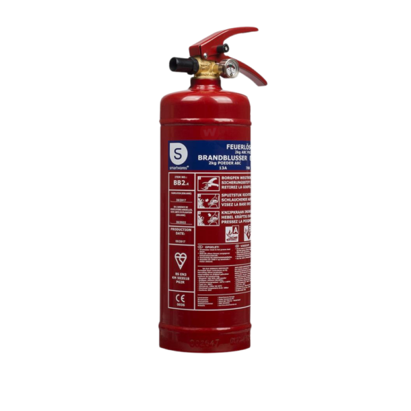 Smartwares BB2 poederblusser 2 kilo voor brandklasse A, B en C. Compacte en krachtige brandblusser, direct inzetbaar bij beginnende branden in huis, auto, boot of caravan. Betrouwbare brandveiligheid voor particulieren en bedrijven. Smartwares BB2 poederblusser 2 kilo voor brandklasse A, B en C. Compacte en krachtige brandblusser, direct inzetbaar bij beginnende branden in huis, auto, boot of caravan. Betrouwbare brandveiligheid voor particulieren en bedrijven.