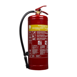 Smartwares FEX-15262 SB6 schuimbrandblusser 6-liter voor brandklasse A en B, krachtig blusmiddel met EN3 keurmerk geschikt voor woning, kantoor en bedrijfsruimte.