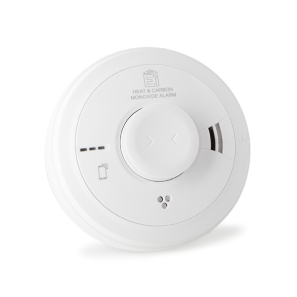 Ei Electronics Ei3028 hitte- en koolmonoxidemelder 230 volt multisensor met 10 jaar lithium back-up batterij voor brand- en CO-veiligheid in huis