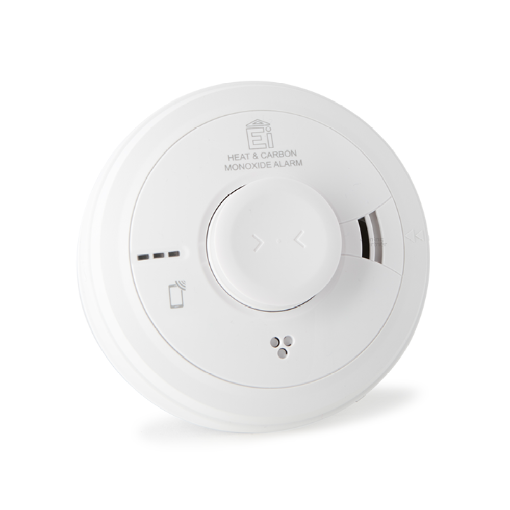 Ei Electronics Ei3028 hitte- en koolmonoxidemelder 230 volt multisensor met 10 jaar lithium back-up batterij voor brand- en CO-veiligheid in huis