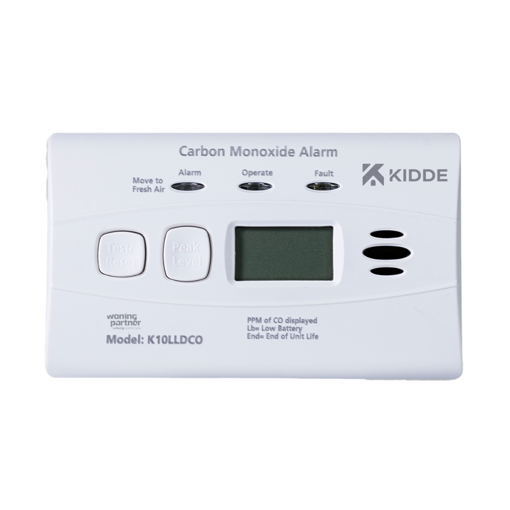 K10LLDCO Kidde koolmonoxidemelder incl scherm 10 jaar