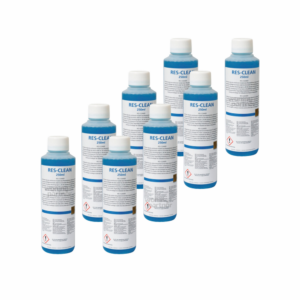 Waterontharder reinigingsmiddel voor ieder soort en merk 8 x 1 liter Res Clean