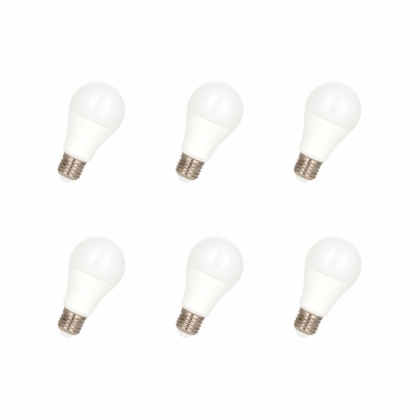 6-pack LED lamp set Bailey Ecobasic A60 E27 10W (68W) 935lm 840 Opal
