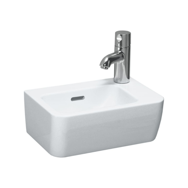 Laufen Pro A Wastafel - Fontein kraangat rechts | wit-in-beeld