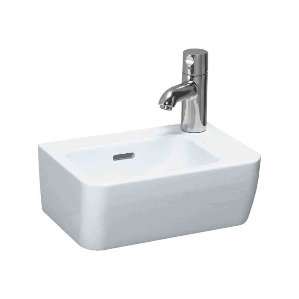 Laufen Pro A Wastafel - Fontein met kraangat rechts | wit