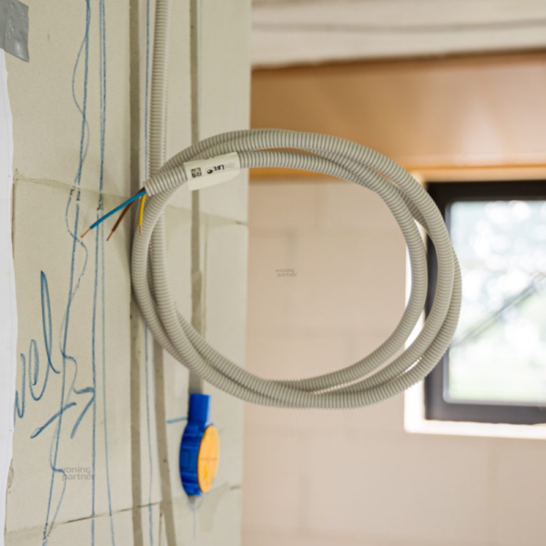 Montagewijze voorbeeld flexibele elektra buis