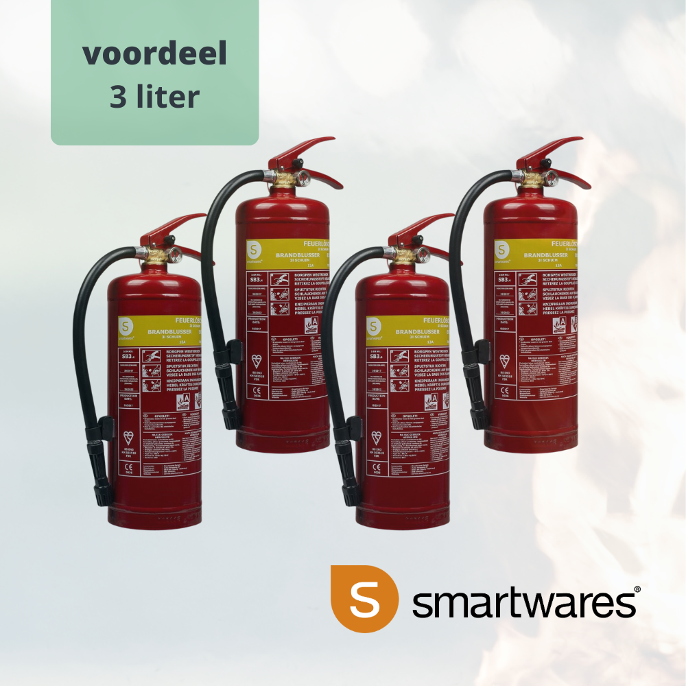 Smartwares FEX-15230 Schuimblusser A-B branden | Set a 4 stuks - Afbeelding 5