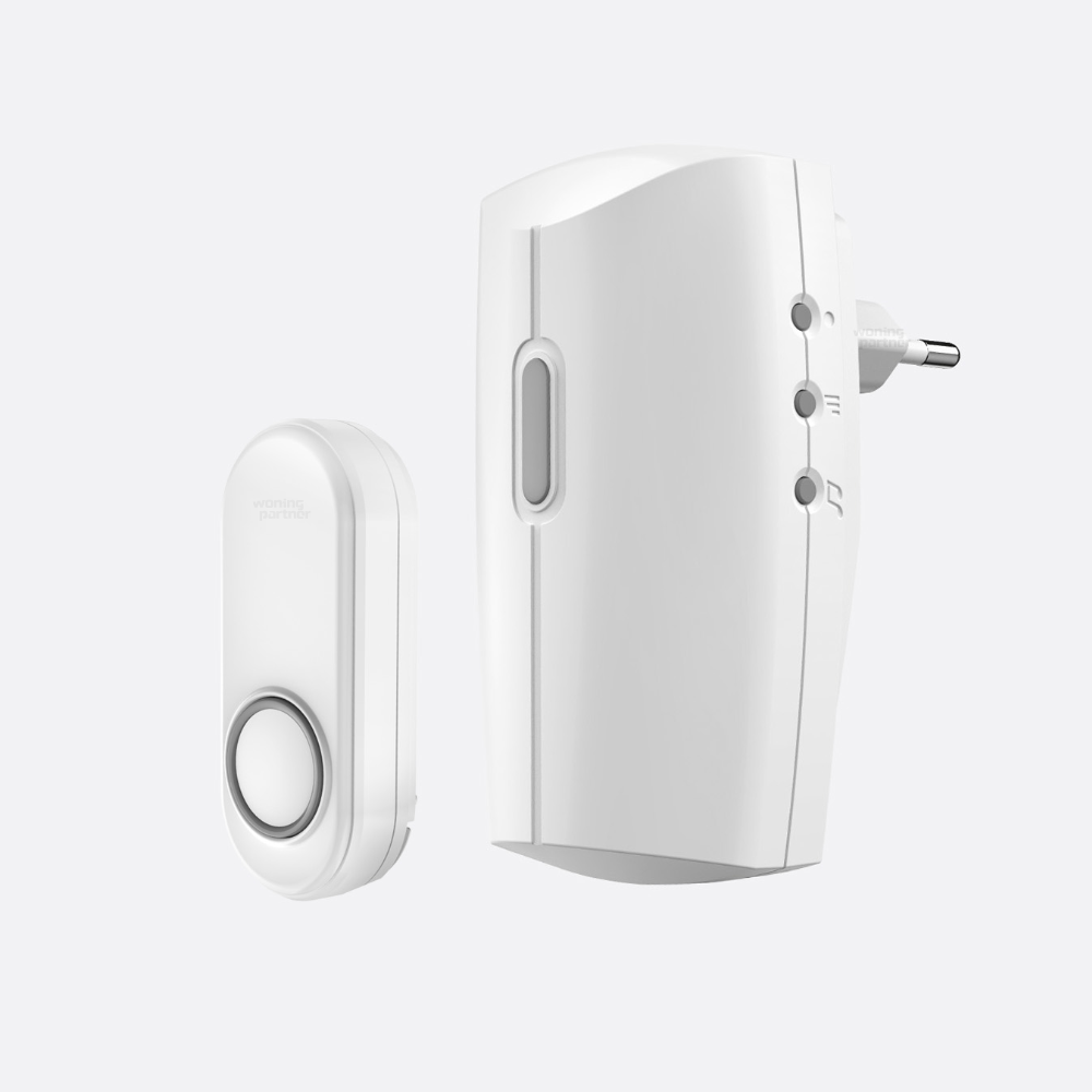 KlikAanKlikUit Stekkerdeurbelset ACDB-8000AC 150 meter bereik