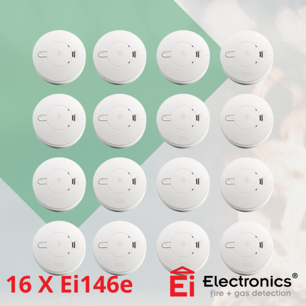 Groot inkoop rookmelders ei146e netvoeding 230volt koppelbaar