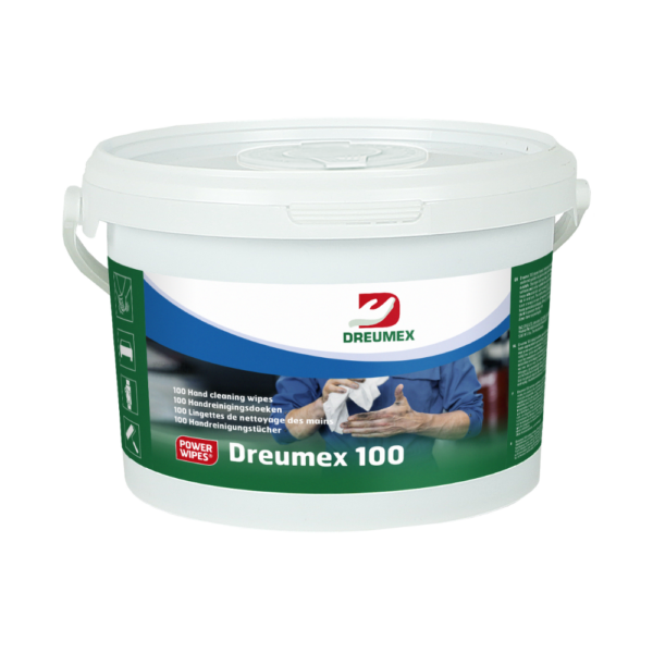 Dreumex 100 Handreinigingsdoekjes emmer 100 doekjes Dreumex 100 Handreinigingsdoekjes emmer 100 doekjes