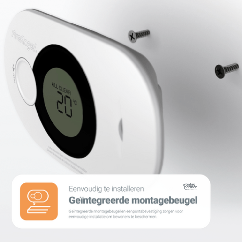 FireAngel FA3322-EU10 koolmonoxidemelder met display - Afbeelding 9