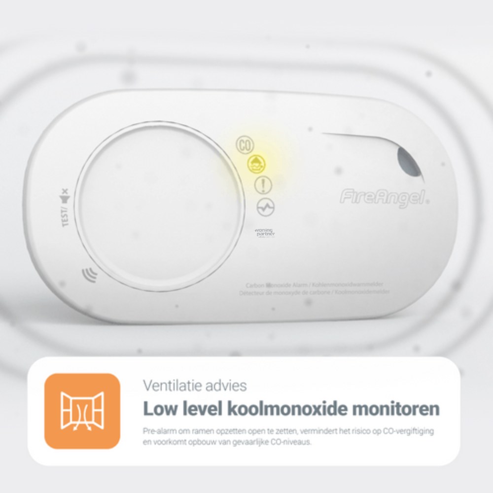 FA3328-EUT FireAngel koolmonoxidemelder 10 jaar - Afbeelding 5
