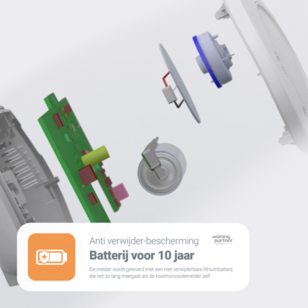 FA3328-EUT FireAngel koolmonoxidemelder 10 jaar - Afbeelding 9