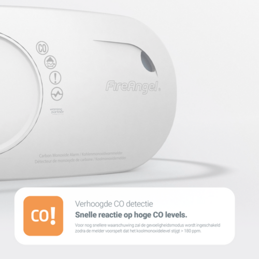 FA3328-EUT FireAngel koolmonoxidemelder 10 jaar - Afbeelding 3