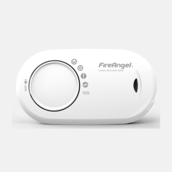 FireAngel FA3820-EUX koolmonoxidemelder met 10 jaar vaste batterij, stille testfunctie en diagnose via kabel conform NEN-50291