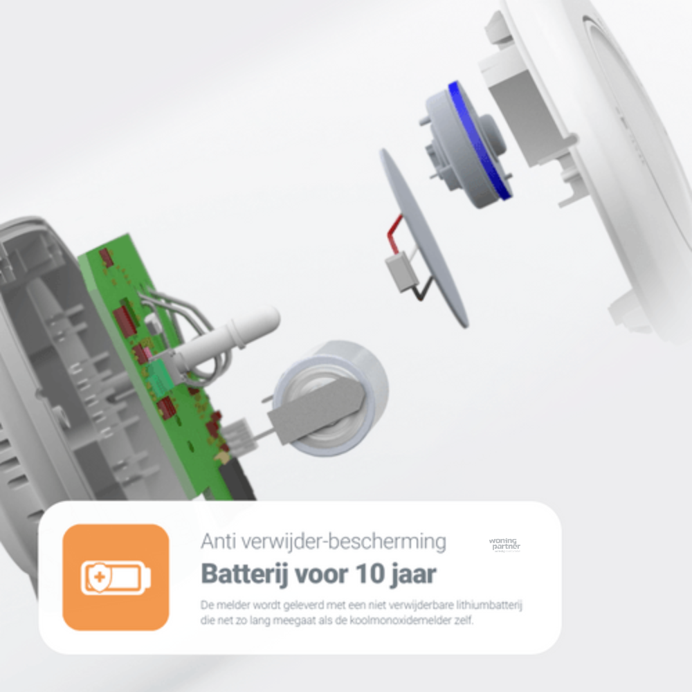 FireAngel FA3820-EUX koolmonoxidemelder 10 jaar met diagnose via kabel - Afbeelding 12