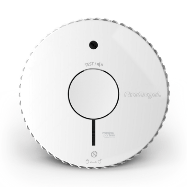 FireAngel FA6115-INT optische rookmelder op batterij met 10 jaar levensduur stille testfunctie luid alarm geschikt voor woning appartement en caravan