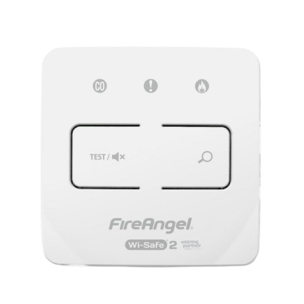 FireAngel WTSL-1EU controller module Wi-Safe 2 locatieschakelaar test- en pauzefunctie voor rook-, hitte- en koolmonoxidemelders