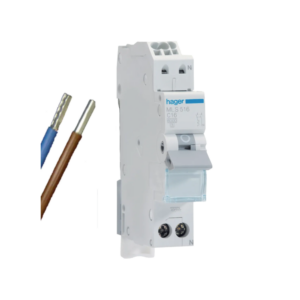 Hager installatieautomaat uitbreidingsset 1-polig +nul 16 A C-karakteristiek 6 kA