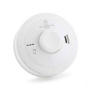 Ei Electronics Ei3014 hittemelder 230 volt koppelbaar met 10-jaars back-up batterij thermische melder voor keuken garage en wasruimte uitbreidbaar met AudioLINK en Ei3000MRF module