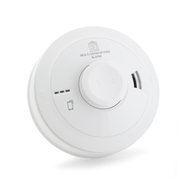 Ei Electronics Ei3014 hittemelder 230 volt koppelbaar met 10-jaars back-up batterij thermische melder voor keuken garage en wasruimte uitbreidbaar met AudioLINK en Ei3000MRF module