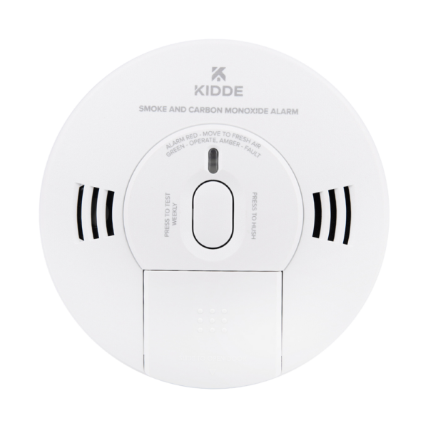 Kidde K10SCO combinatiemelder rook en koolmonoxide batterijgevoed met spraakmeldingen LED indicaties en 10 jaar levensduur geschikt voor alle woningen