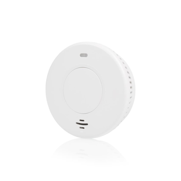 Smartwares FSM 17001 rookmelder draadloos koppelbaar 10 jaar batterij schuine voorzijde