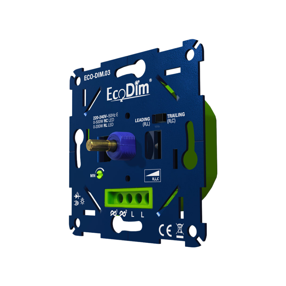 EcoDim.03 Led dimmer universeel 0-500W (RLC) - Afbeelding 2