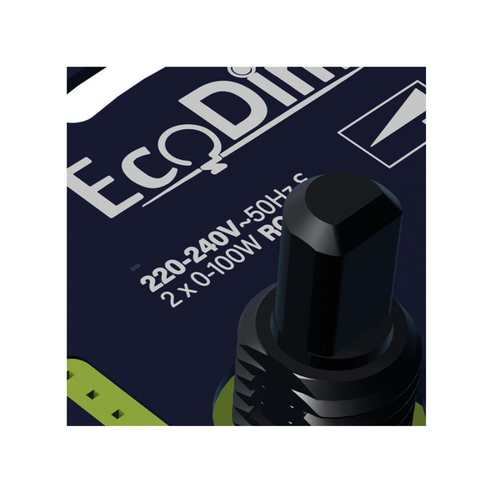 EcoDim.05 Zigbee LED-dimmer duo 2x 0-100W fase afsnijding (RC) - Afbeelding 6