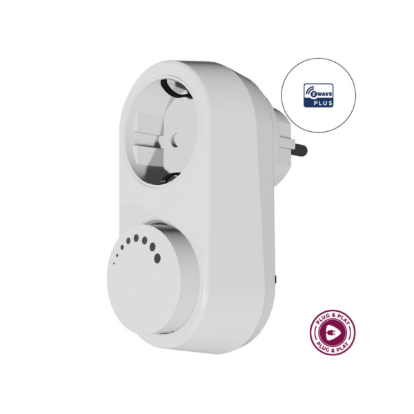 ECO-DIM.06 Z-Wave Led stekkerdimmer 0-100W (RC)