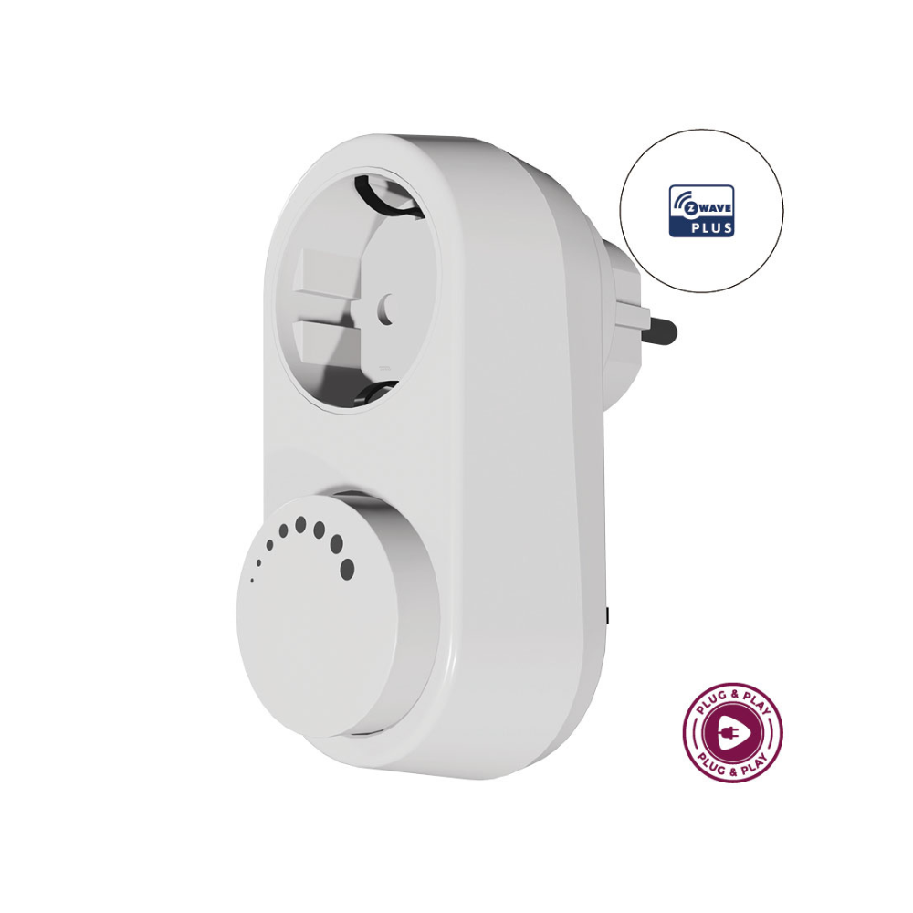 EcoDim.06 Z-Wave LED stekkerdimmer 0-100W (RC) - Afbeelding 4
