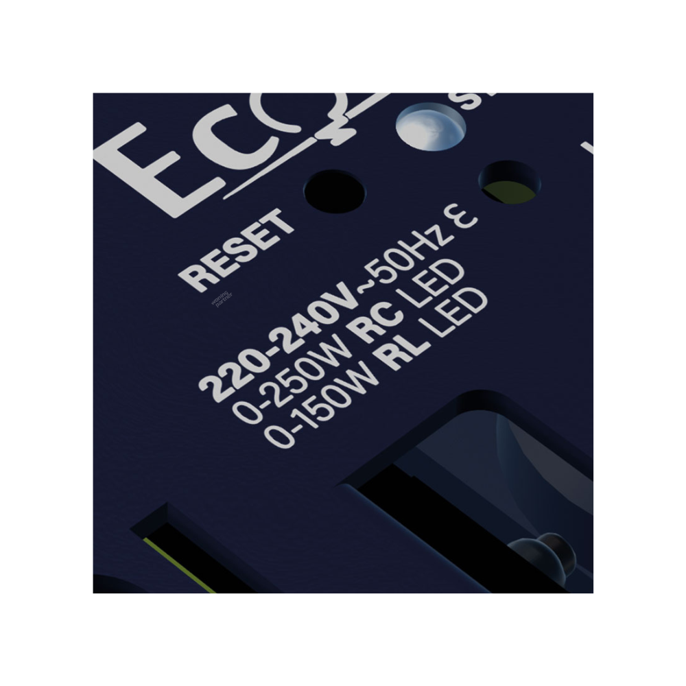 EcoDim.07 LED-dimmer WiFi druk/draai 0-250W - Afbeelding 4