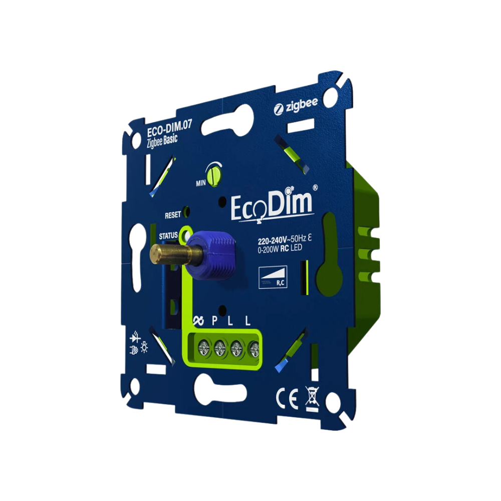 EcoDim.07 LED-dimmer Zigbee Basic druk/draai 0-200W - Afbeelding 2