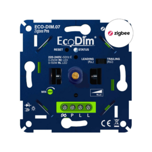 EcoDim.07 LED-dimmer Zigbee Pro druk/draai 0-200W RLC