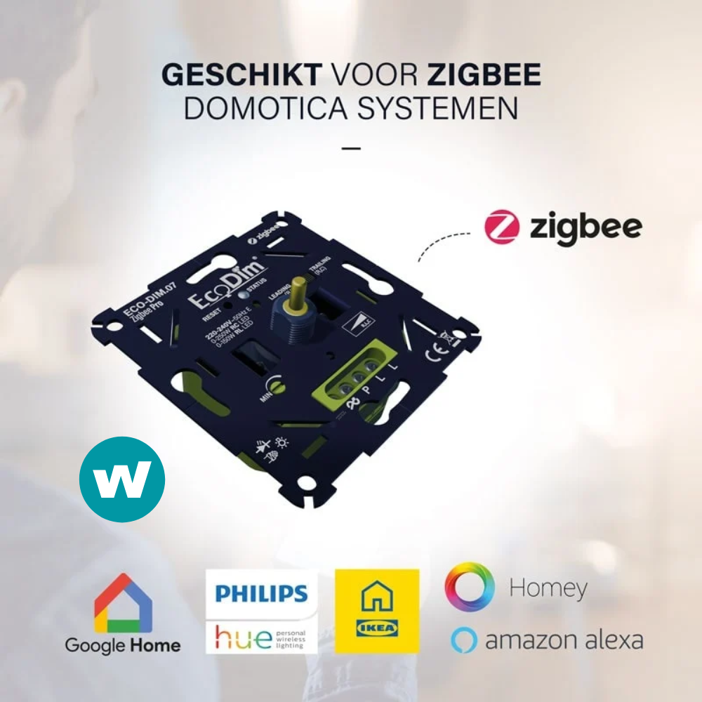 EcoDim.07 Voor Zigbee domotica voorbeeld