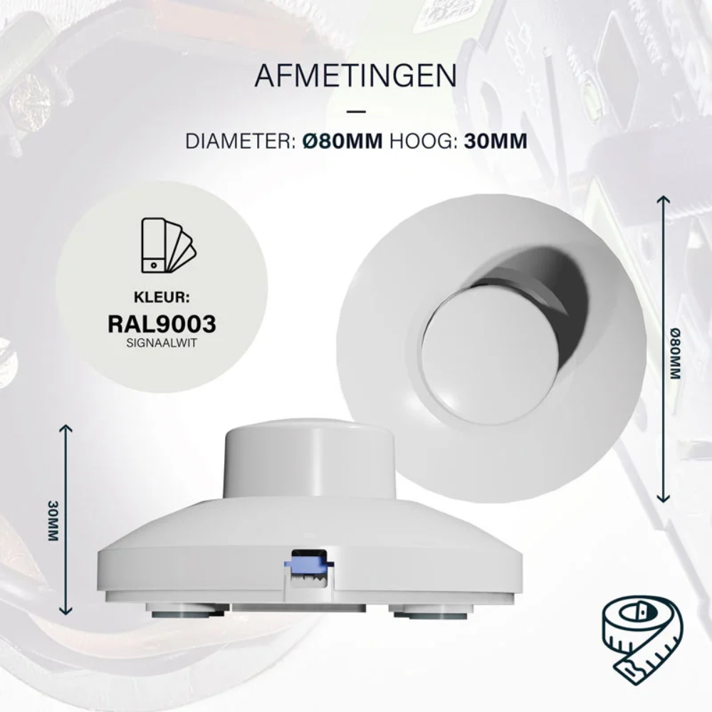 EcoDim.09 (W) LED vloerdimmer | 0-50W | wit - Afbeelding 6