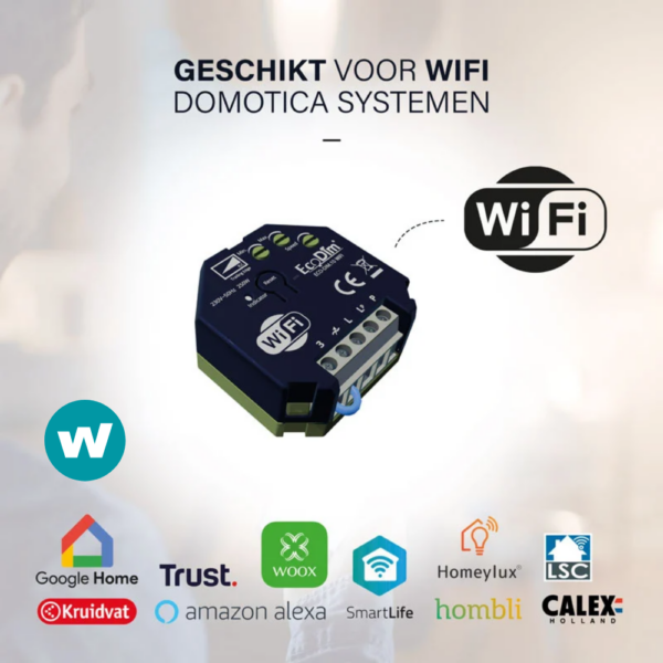 EcoDim.10 WiFi voorbeeld Domotica sysytemen