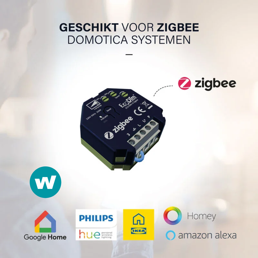EcoDim.10 Zigbee voorbeeld domotica systemen