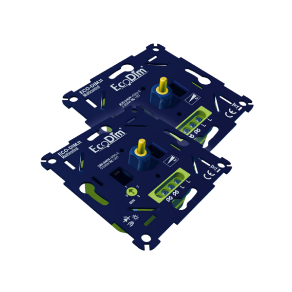 EcoDim.11 Multicontrol LED dimmer 2 pack universeel 0–250 watt RC geschikt voor LED verlichting.