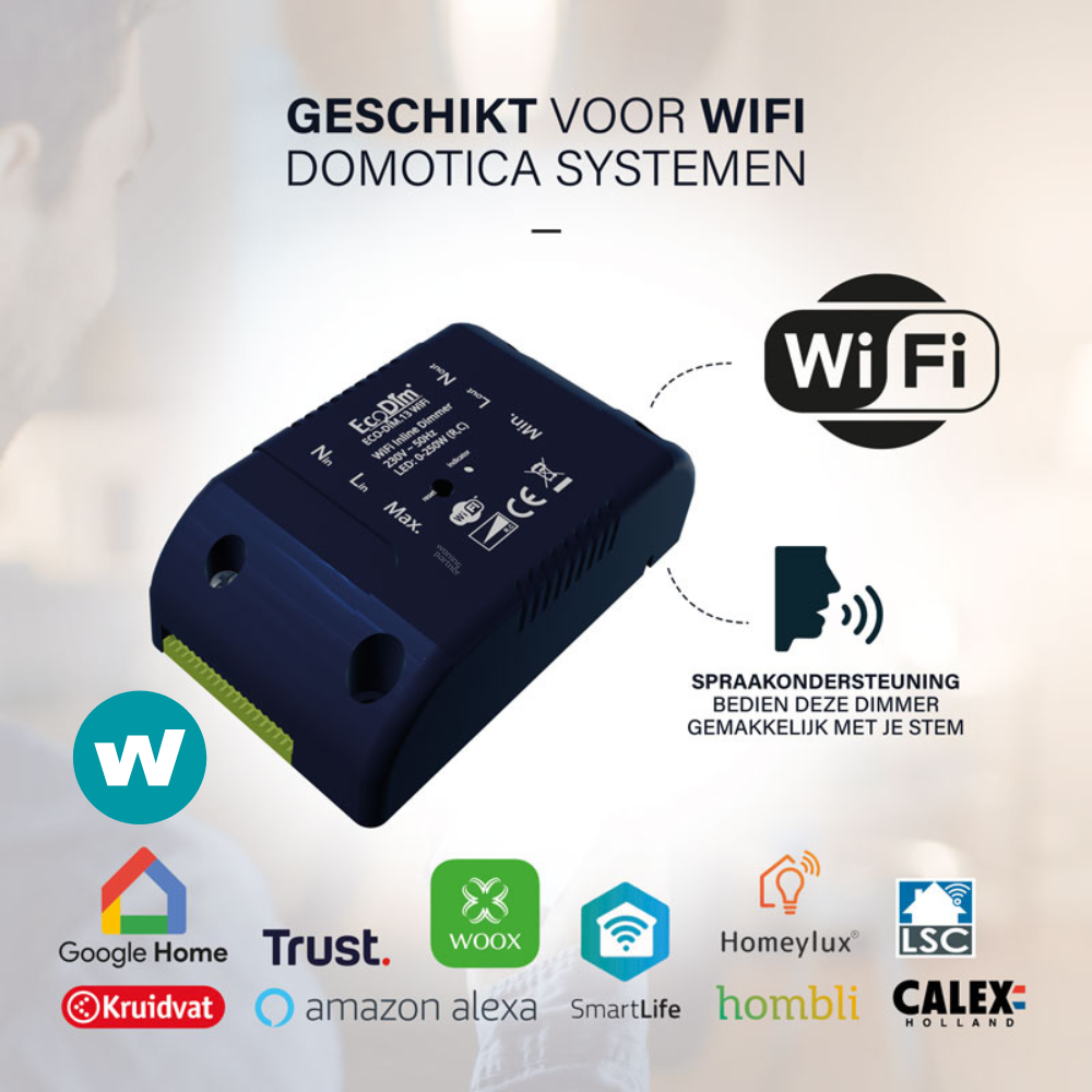 EcoDim.13 inline dimmer WiFi 250W - Afbeelding 7