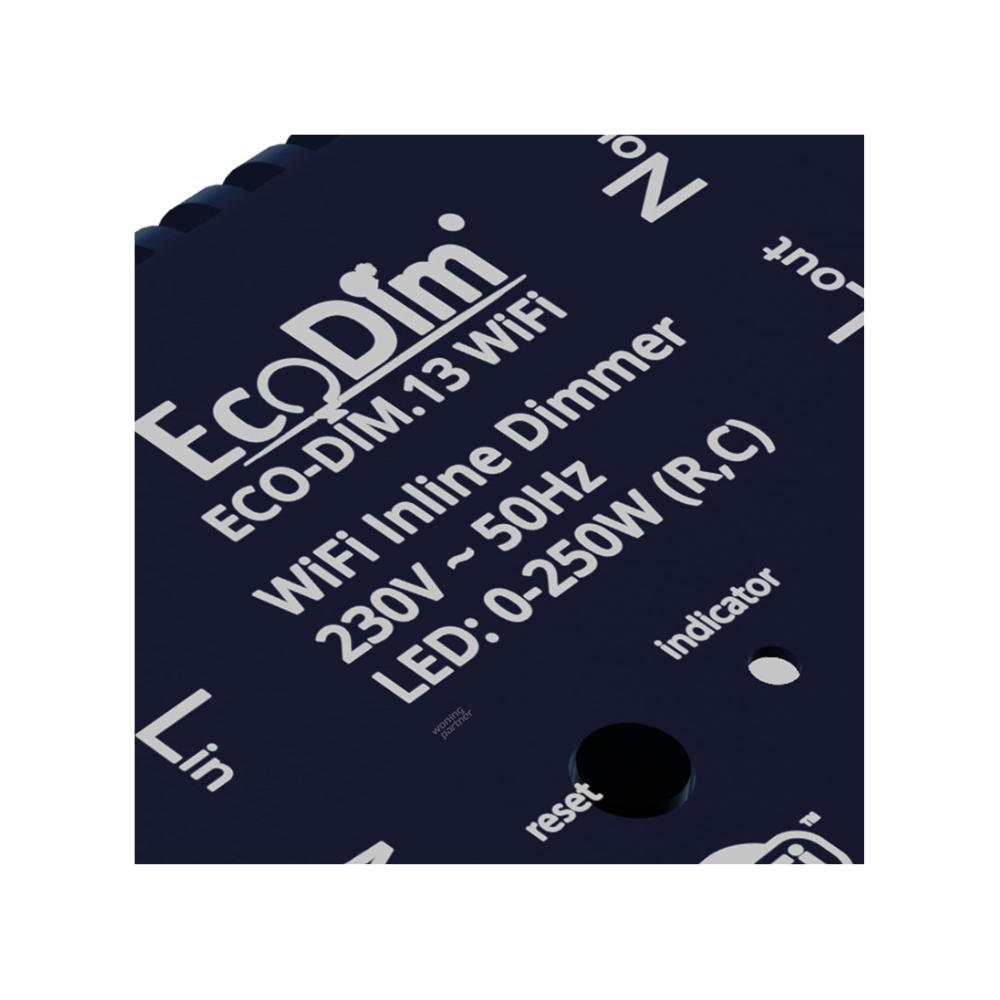 EcoDim.13 inline dimmer WiFi 250W - Afbeelding 5