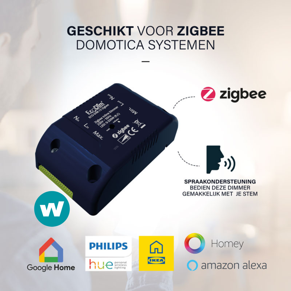 EcoDim.13 inline dimmer Zigbee 250W - Afbeelding 4