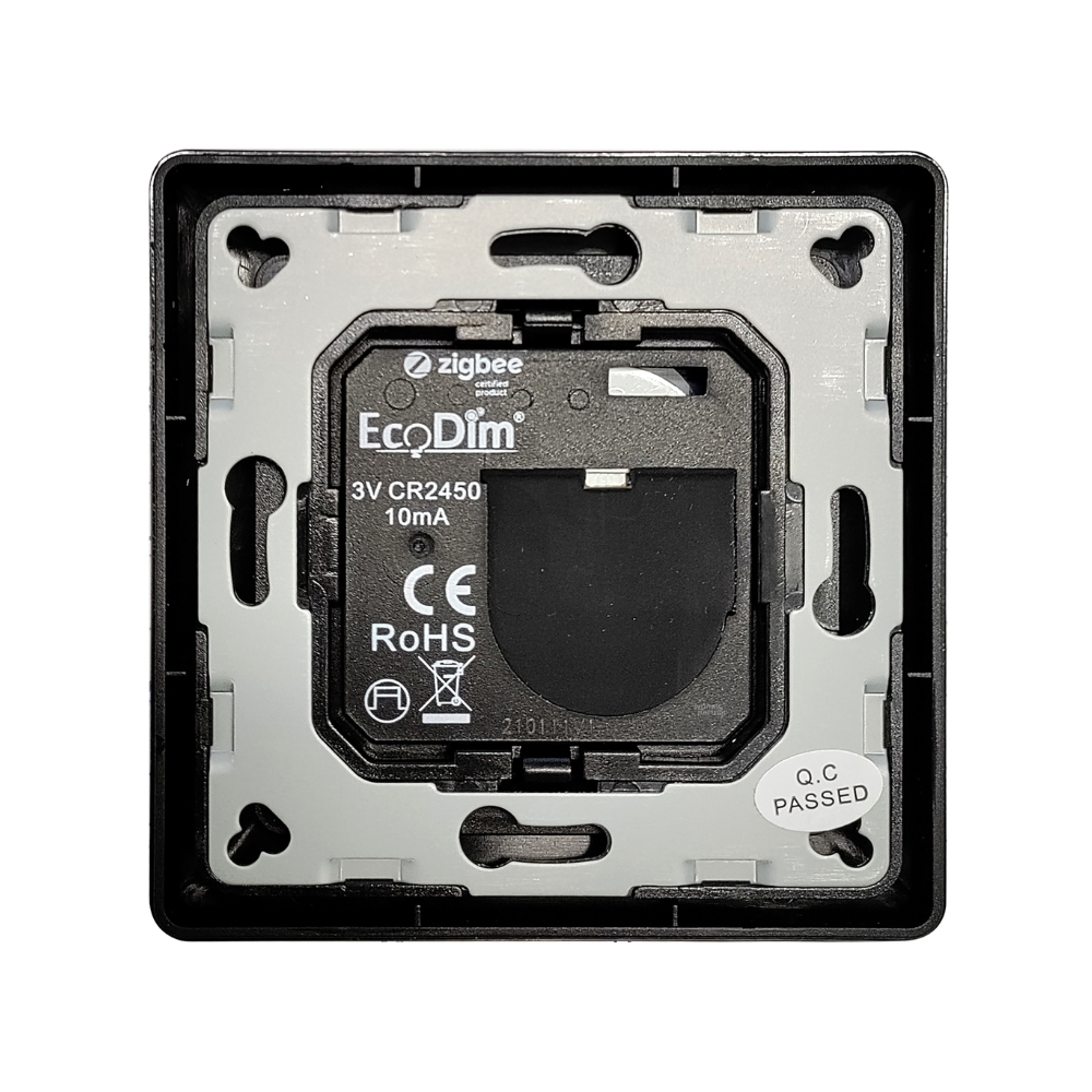 ED-10011 Draadloze schakelaar Zigbee 1 groep zwart - Afbeelding 2
