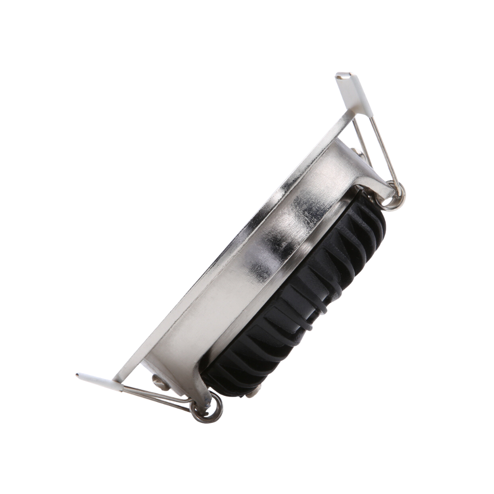 ED-10024 Led inbouwspot kleine inbouwdiepte IP54 dim to warm, rond, geb. nikkel, 75mm - Afbeelding 2