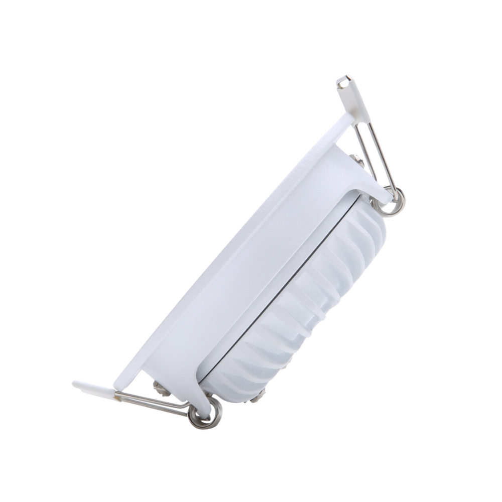 ED-10025 Led inbouwspot kleine inbouwdiepte IP54 dim to warm, vierkant, wit, 75mm - Afbeelding 2