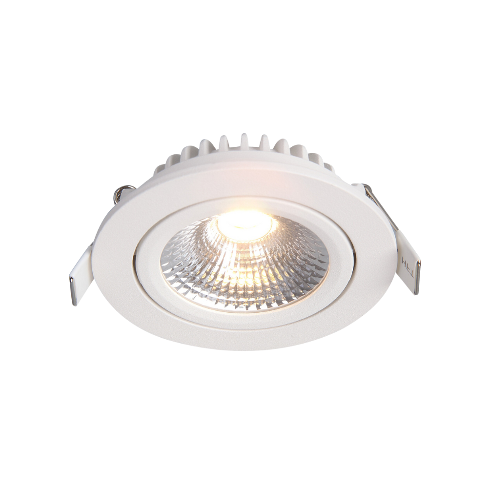 ED-10028 Led inbouwspot kleine inbouwdiepte IP54 warm wit, rond, wit, 75mm - Afbeelding 7