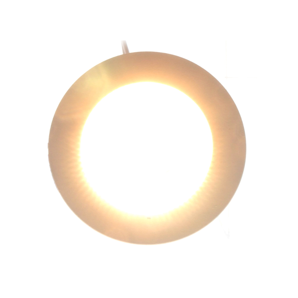 ED-10044 Led meubelspot kleine inbouwdiepte IP54 warm wit, rond, wit, 55mm - Afbeelding 4