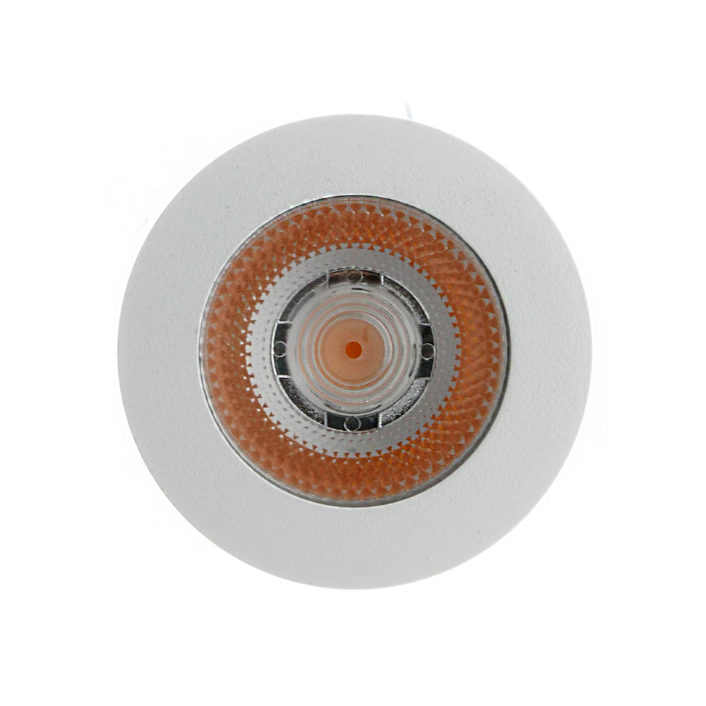 ED-10044 Led meubelspot kleine inbouwdiepte IP54 warm wit, rond, wit, 55mm - Afbeelding 6